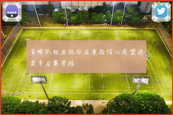 黄蜂队经历低谷后重拾信心有望逆袭季后赛资格